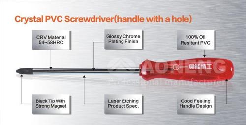 Crystal PVC Screwdriver