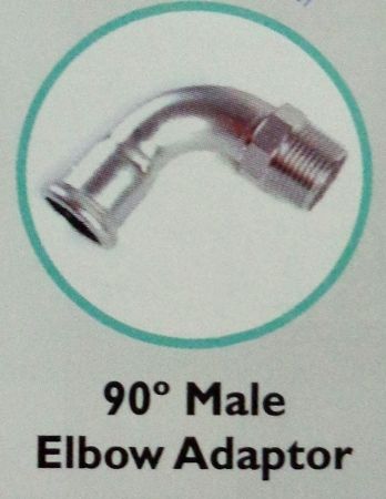 90A  Male Elbow Adaptor For Pipe