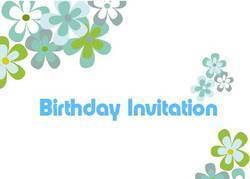 Birthday Invitations Cards