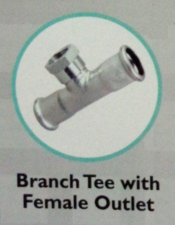 Branch Tee With Female Outlet For Pipe