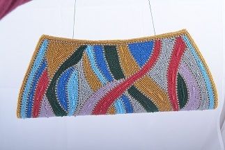 Ladies Beaded Clutch Bag