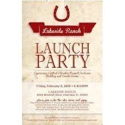 Launch Invitations Cards