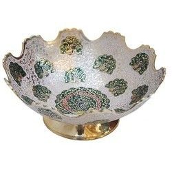 Flower Shaped Brass Bowl