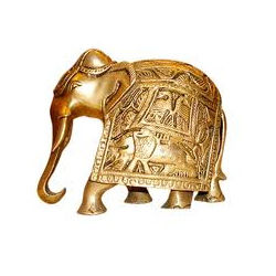 Handcrafted Brass Elephant