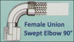 90 Degree Female Union Swept Elbow