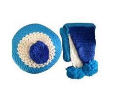 Blue Woolen Cap