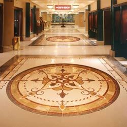 Marble Inlay Floor Tiles