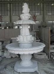 White Marble Fountain