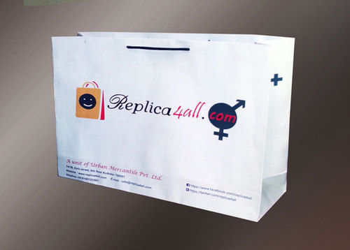 Handmade Paper Bags - Duplex Board with Four Color Printing | Mat Laminated for Stylish Shopping