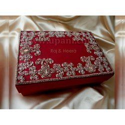 Scarlet Embroidered Box