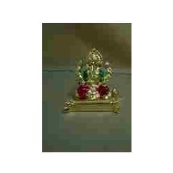 Gold Plated Lord Ganesha Statue