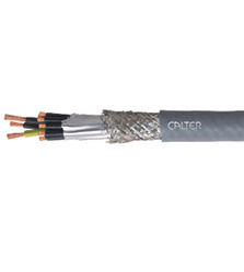 Braided Cables - Annealed Bare Copper, 300/500 V Rating , PVC Sheath with FRLS Options, Max Temperature 105°C, Shielded with Aluminum Mylar Tape