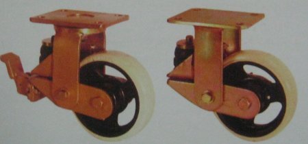 CGSE-SPR Spring Loaded Castors with SJS Series Polyurethane Wheels