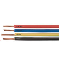 Single Core Cables - Stranded Copper Conductor, PVC Insulation | Max Operating Temperature 70°C, Short Circuit Temperature 160°C, Available in Red, Yellow, Blue, Black, Green/Yellow