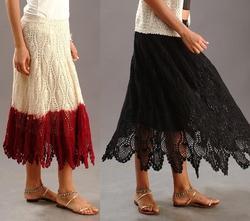 Hand Crochet Lace Skirts