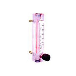 Acrylic Body Rotameter With Valve