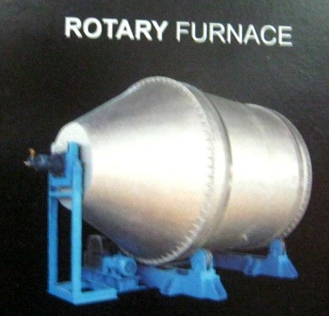 Industrial Rotary Furnace - High Quality Refractory Materials, 2000 kg to 10 Tons/Batch Capacity | Low Energy Consumption Under 100 Ltrs/Ton