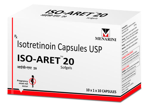 Iso-aret 20 (Isotretinoin) सॉफ्गल्स