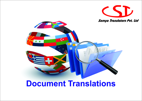 Document Translation Services For Leading International Brands By Somya Translators Pvt. Ltd.