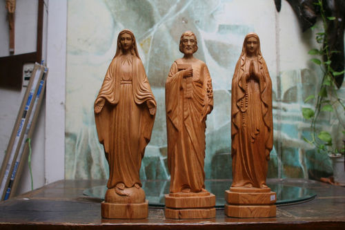 Our Lady Wood Carved Statues