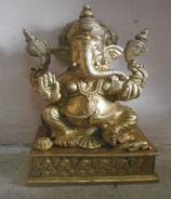 Brass Ganesh Ji Idol