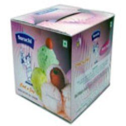 Strawberry Ice Cream - Natural Ingredients, Available in 50ml, 100ml, 500ml Cups, Family and Party Packs