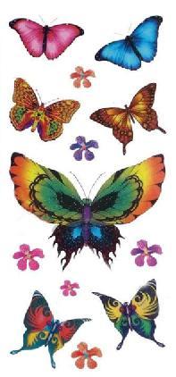 Butterfly Body Transfers Tattoos