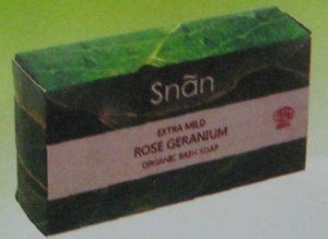 Extra Mild Rose Geranium Organic Bath Soap