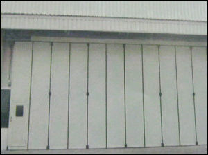 Folding Doors With Double Side Cladding Sheet (Non-isolated)