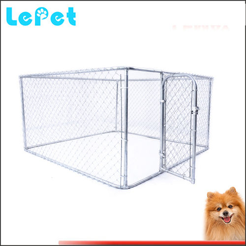 7.5x7.5x4ft Chain Link Box Kennel