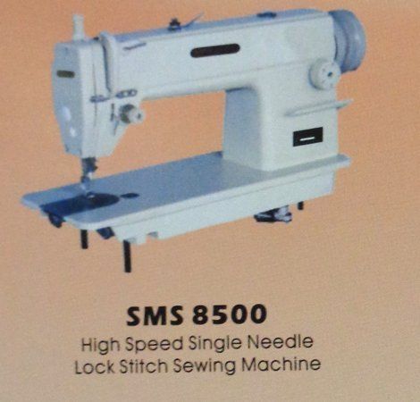 High Speed Single Needle Lock Stitch Sewing Machine - Optimized Performance with Durable Design, Precision Engineering for Seamless Stitching