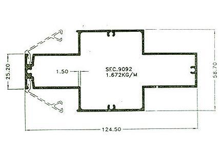 Aluminium Special Door Section