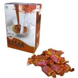 Kesar Milk Toffee