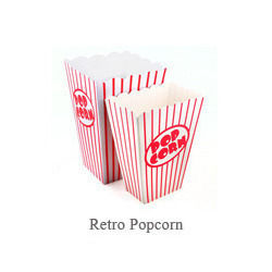 Retro Popcorn Box