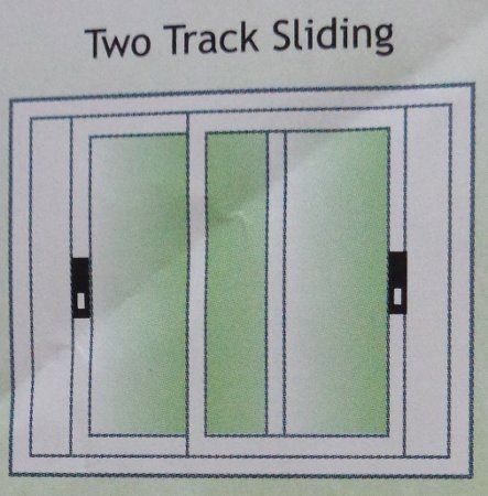 Two Track Sliding Doors