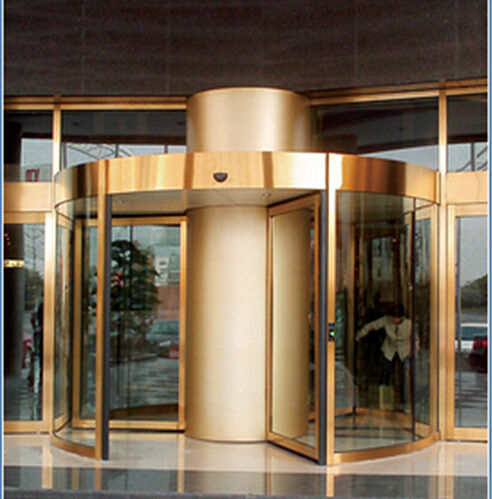 Four Wing Column Type Revolving Door