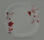 Square Round Dinner Plate (Flower Bunch)