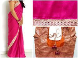 Stitched Blouse Saree