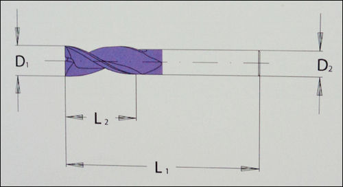 Gw 264 Solid Carbide End Mill (Long Series)