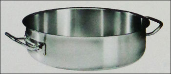 Stainless Steel Shallow Casserole