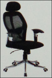 Locking High Back Mesh Chair With Adjustable Arms (EEZY 268)