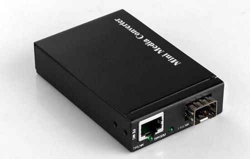 Mini 10/100m Fiber Media Converter With Dip Switch , Support Lfp