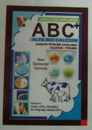 Abc+ Alfa Bio Calcium Veterinary Medicine