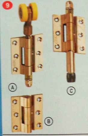 Medium Duty Standard Brass Side Hung Door Folding System
