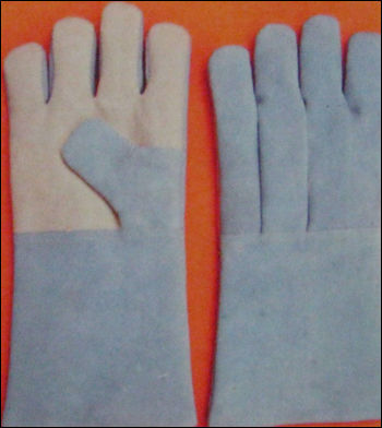 Leather Leather Gloves With Wool And Cotton Lining