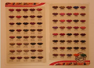 Lipstick Shade Cards Blister (LSCB-02)