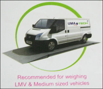 Mini Weighbridge - 10 Ton Capacity, Steel Material , Digital Display with Class III Accuracy and AC/DC Power Supply