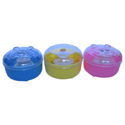 Multicolor Powder Case With Puff