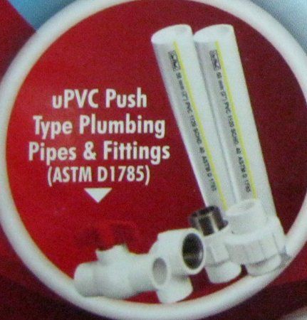 Upvc Push Type Plumbing Pipes