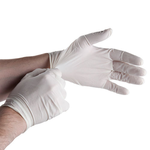 Non Sterile Surgical Gloves a   Pre Powdered (Polymer Coated)